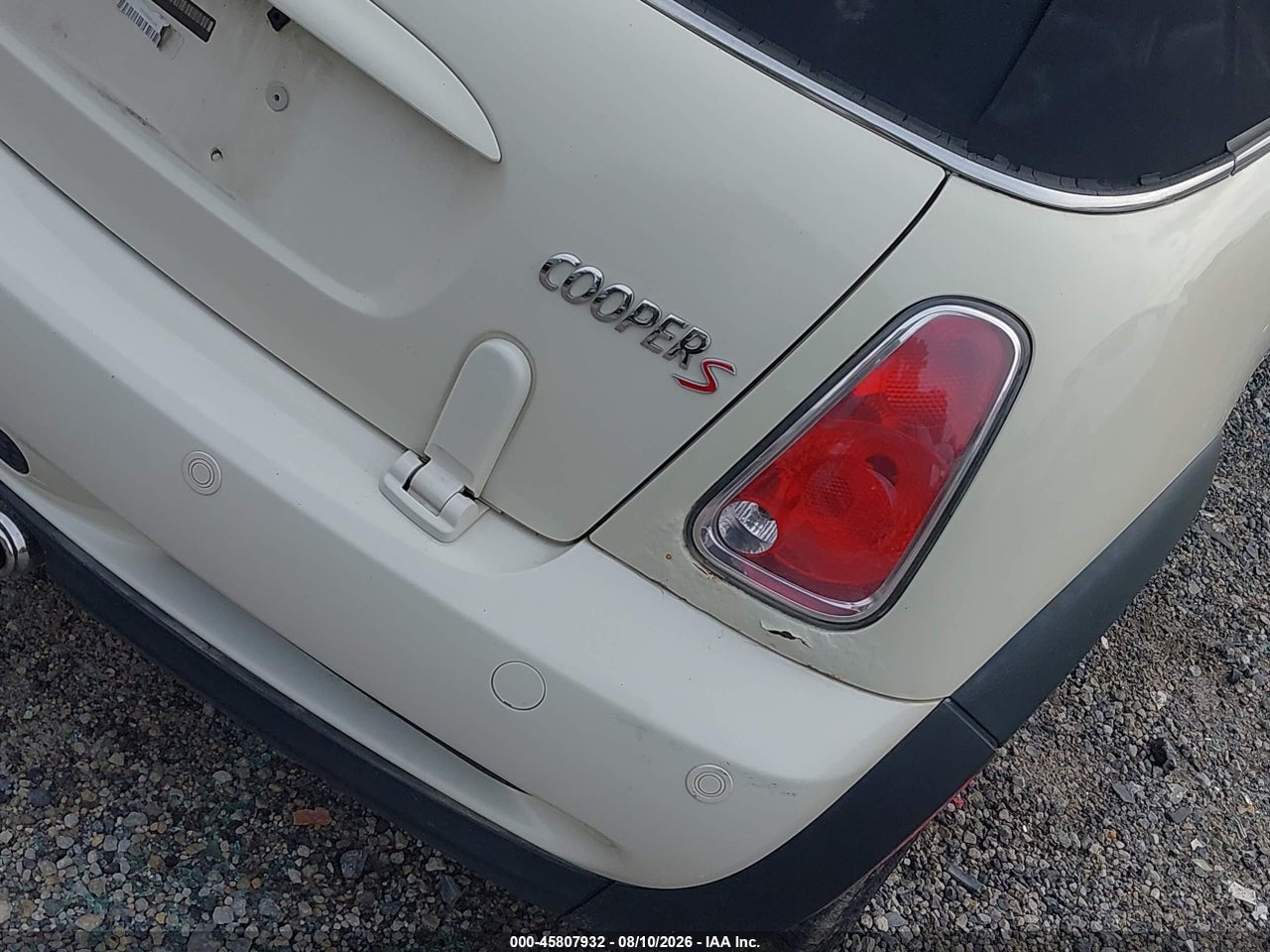 WMWRH33528T****** · 2008 MINI COOPER S   · 6/11