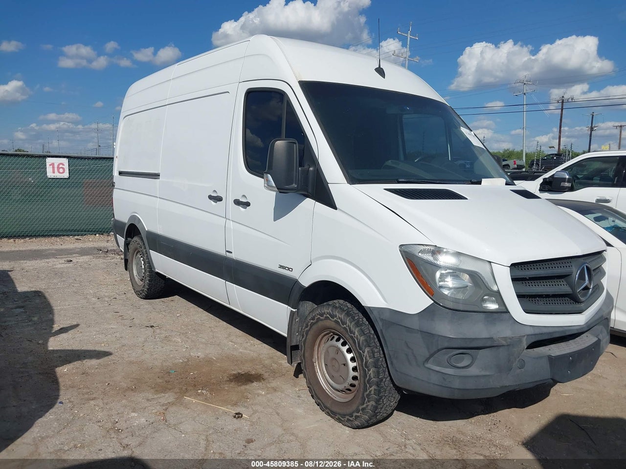 WD3PE7DD6GP****** · 2016 MERCEDES-BENZ SPRINTER 2500 NORMAL ROOF