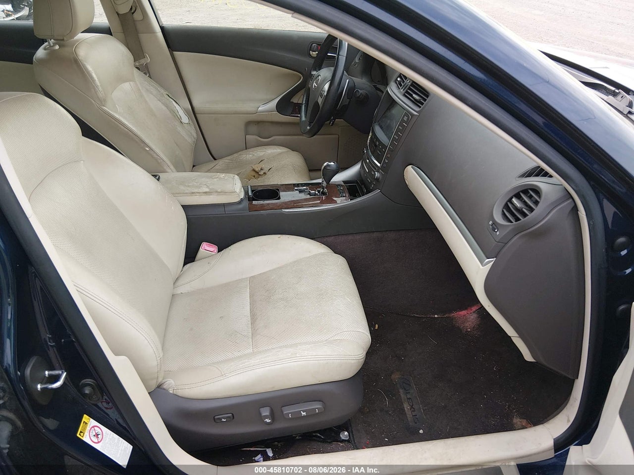 2012 LEXUS IS 250 · 5/11
