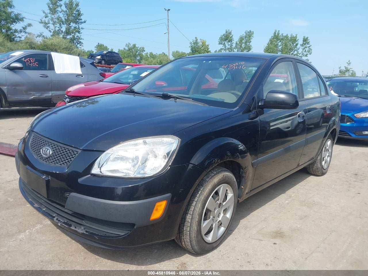 KNADE123476****** · 2007 KIA RIO LX · 2/11