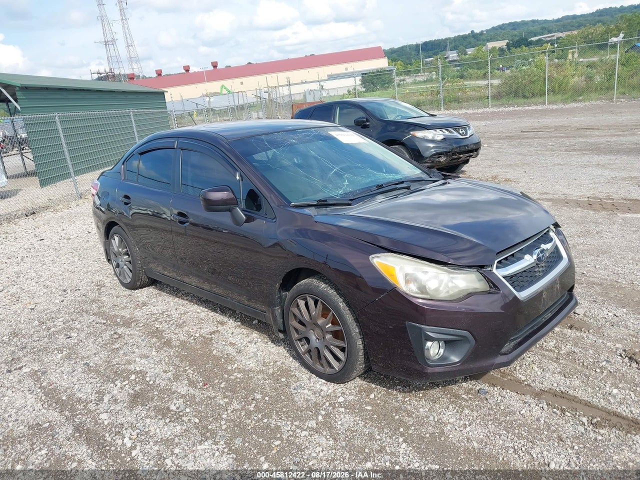 JF1GJAD62CH****** · 2012 SUBARU IMPREZA 2.0I PREMIUM