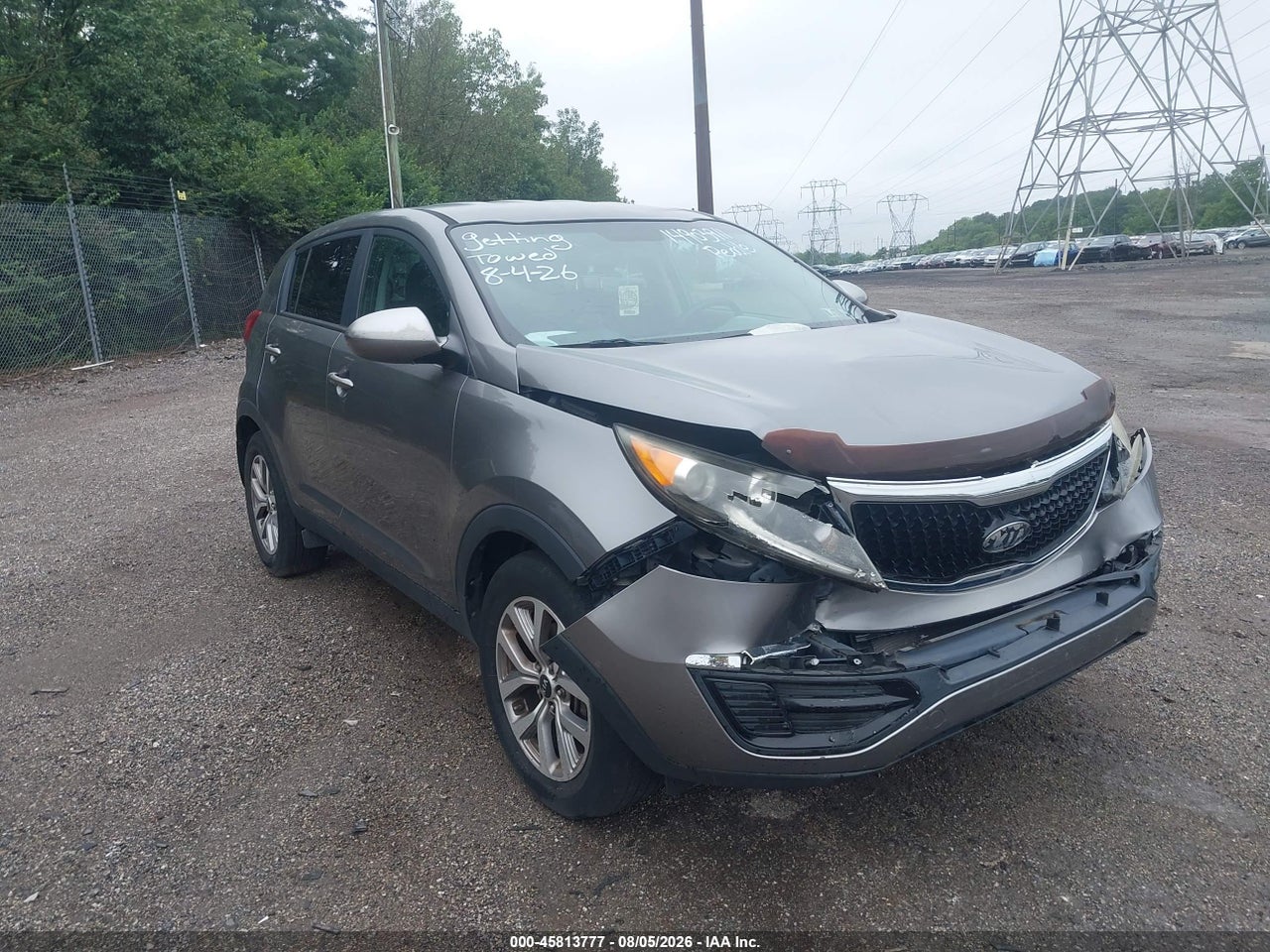 KNDPB3AC7F7****** · 2015 KIA SPORTAGE LX