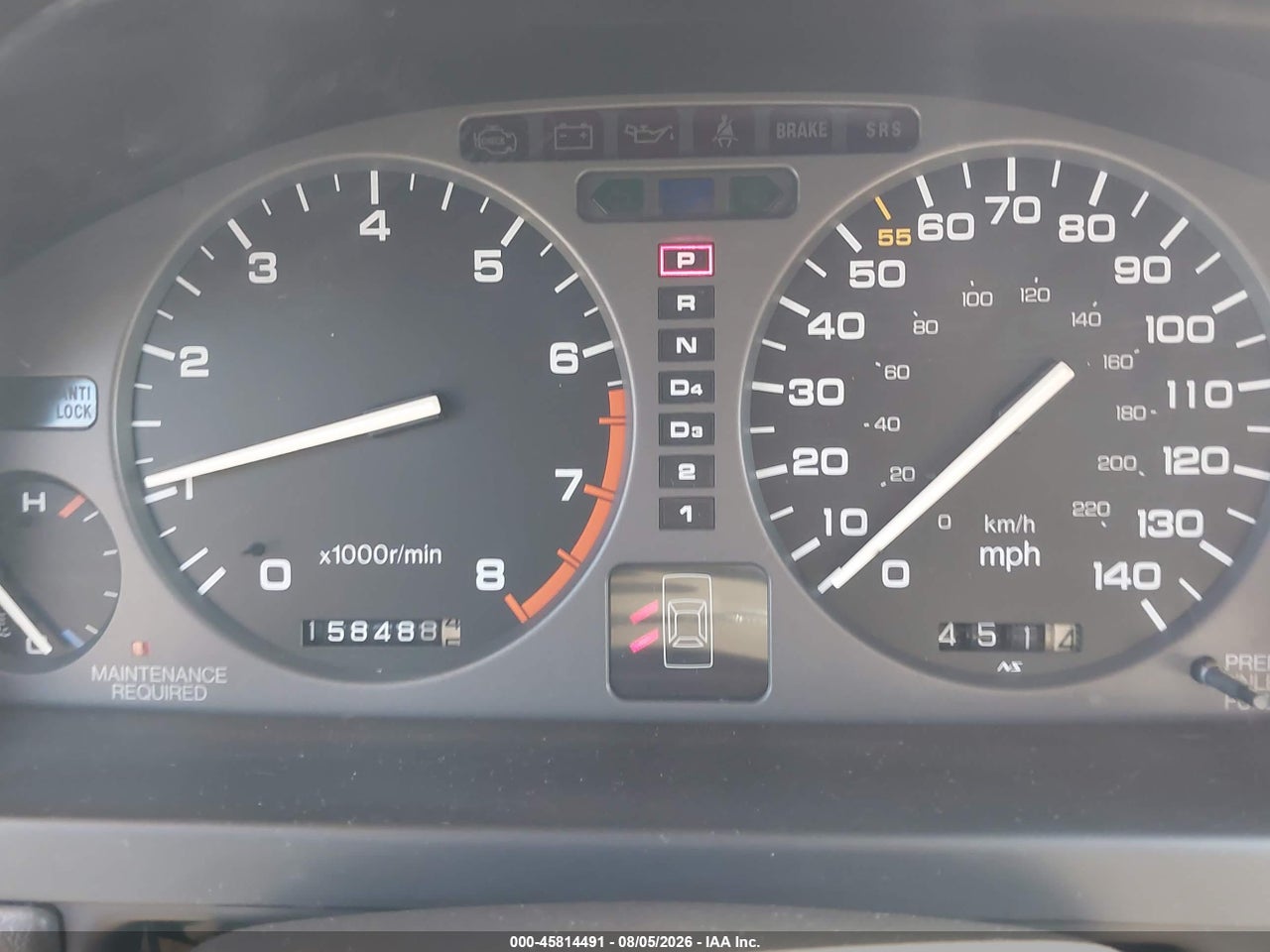 JH4KA7669MC****** · 1991 ACURA LEGEND L · 7/11