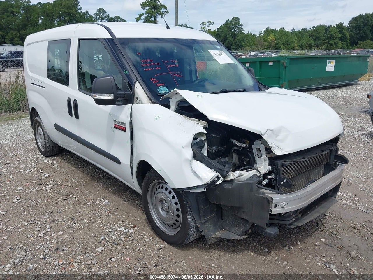 ZFBHRFAB0M6****** · 2021 RAM PROMASTER CITY TRADESMAN