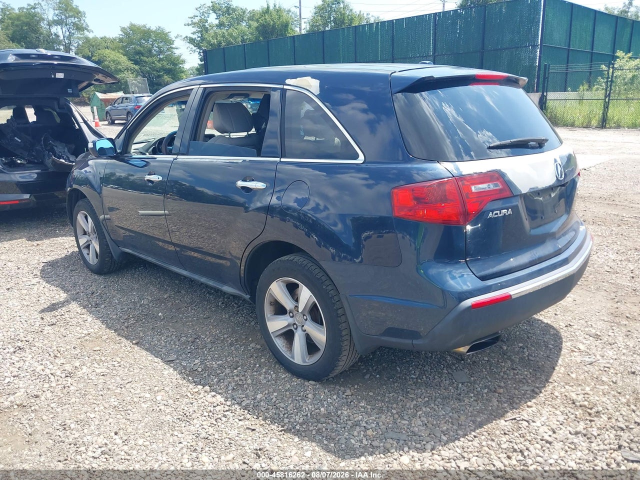 2HNYD2H35CH****** · 2012 ACURA MDX TECHNOLOGY PACKAGE · 3/11