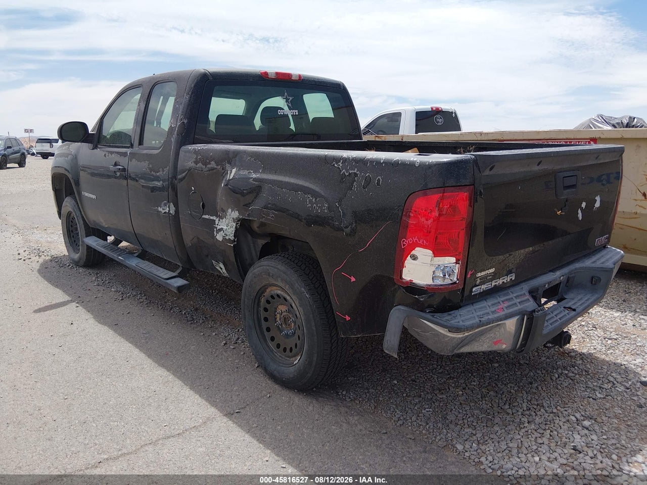 2GTEC19C681****** · 2008 GMC SIERRA 1500 WORK TRUCK · 3/11
