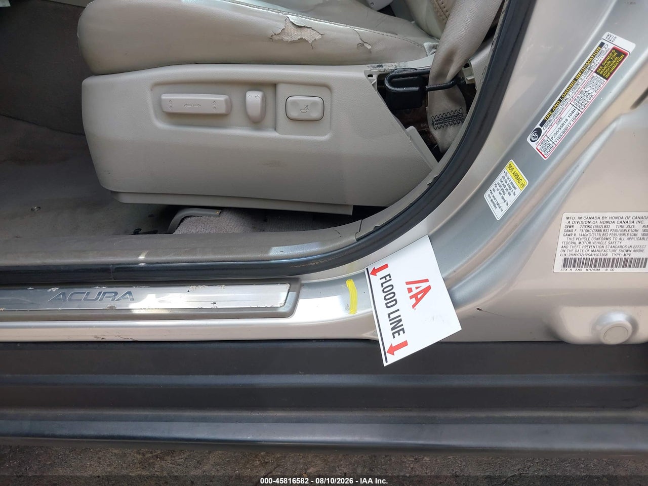 2010 ACURA MDX · 6/11