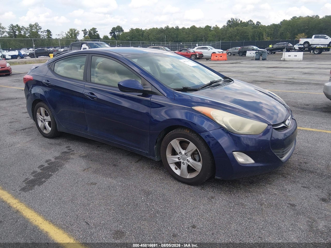5NPDH4AE3DH****** · 2013 HYUNDAI ELANTRA GLS