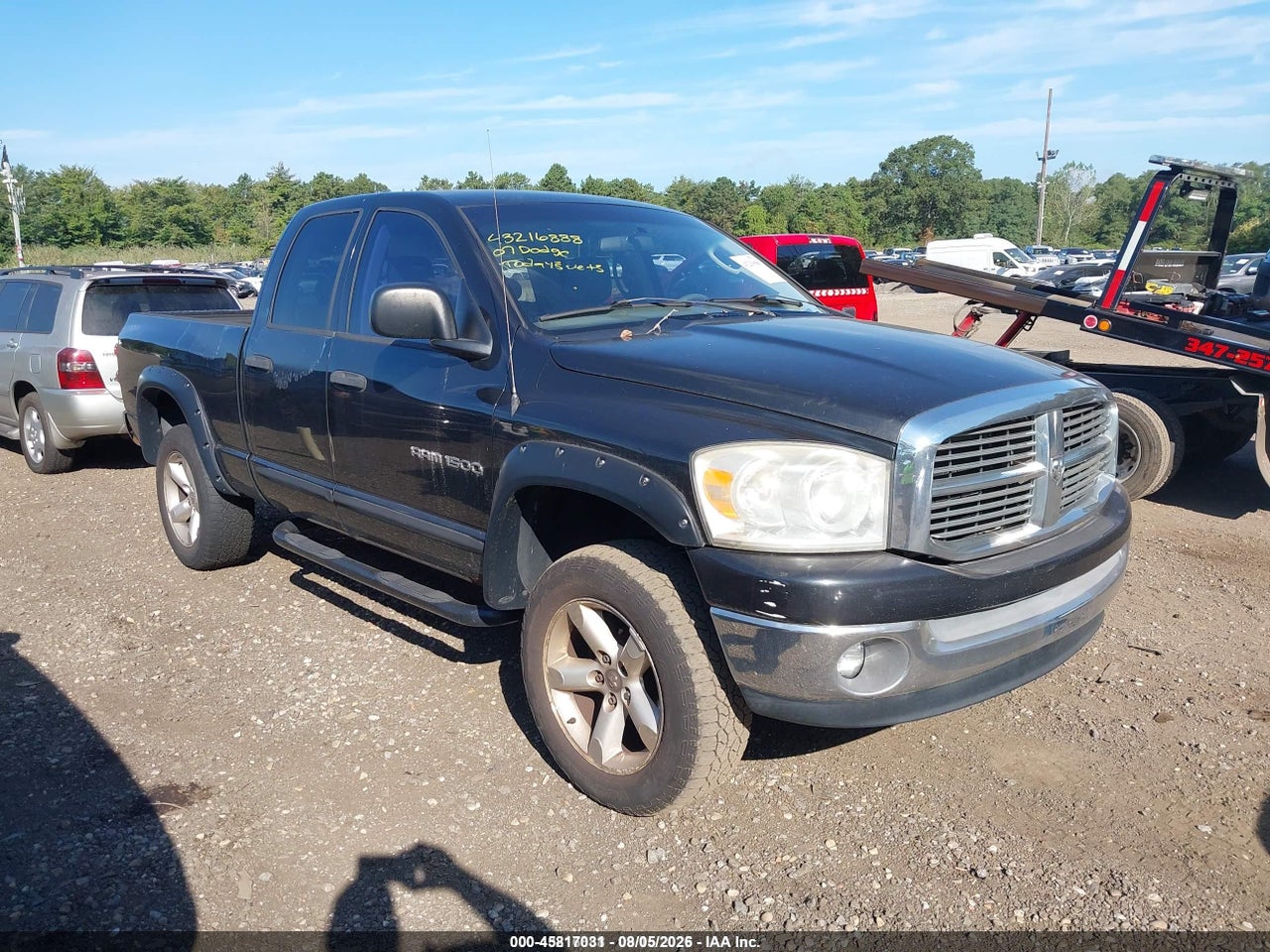 1D7HU18N97S****** · 2007 DODGE RAM 1500 SLT/TRX4 OFF ROAD/SPORT