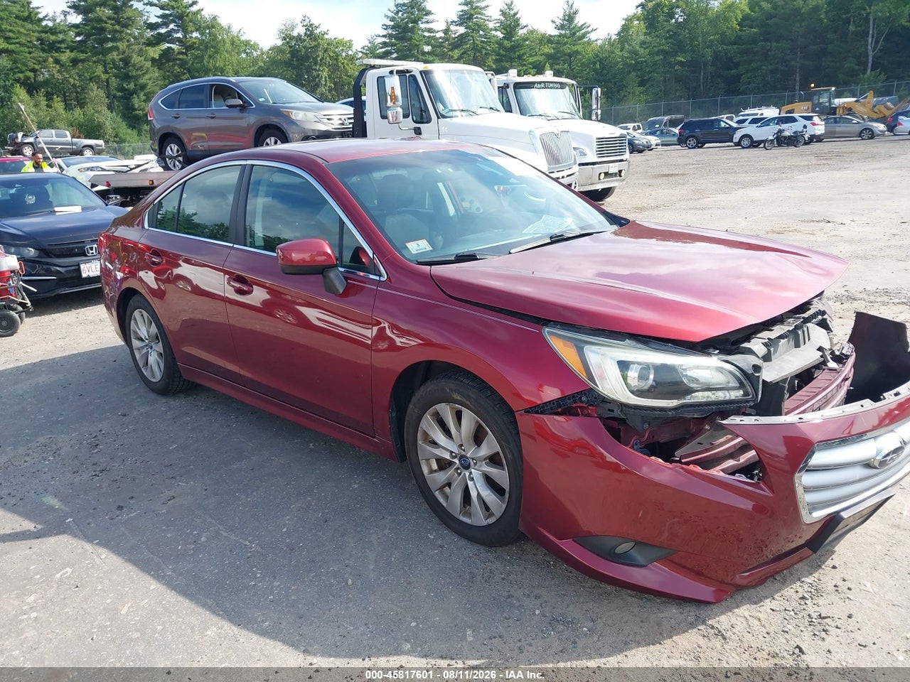 4S3BNAC68F3****** · 2015 SUBARU LEGACY 2.5I PREMIUM