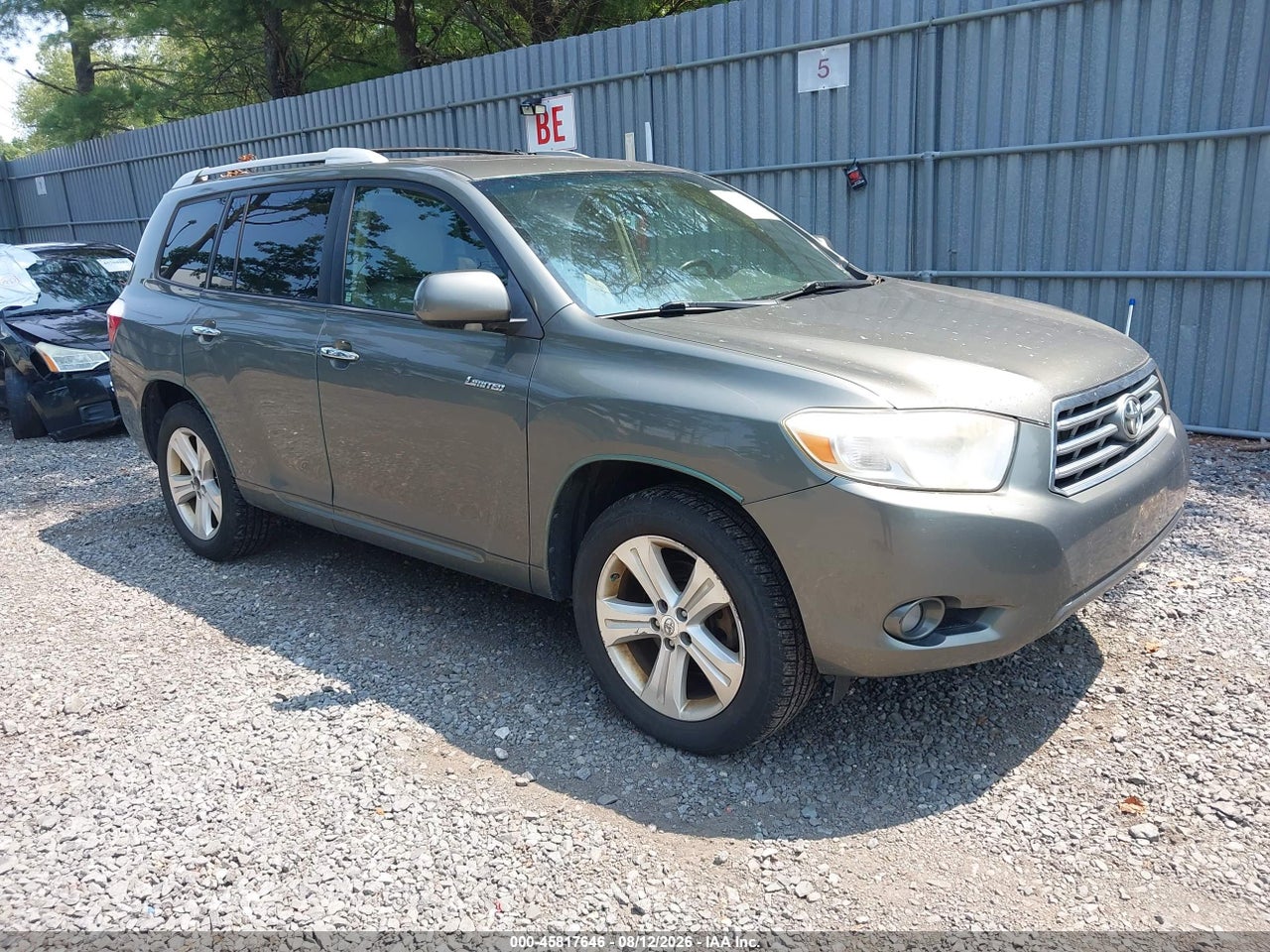 JTEES42A682****** · 2008 TOYOTA HIGHLANDER LIMITED