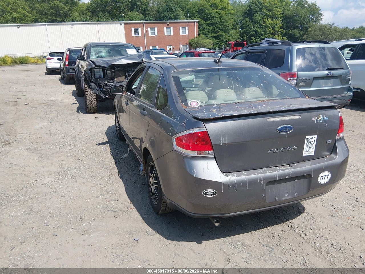1FAHP3FN7BW****** · 2011 FORD FOCUS SE · 3/11