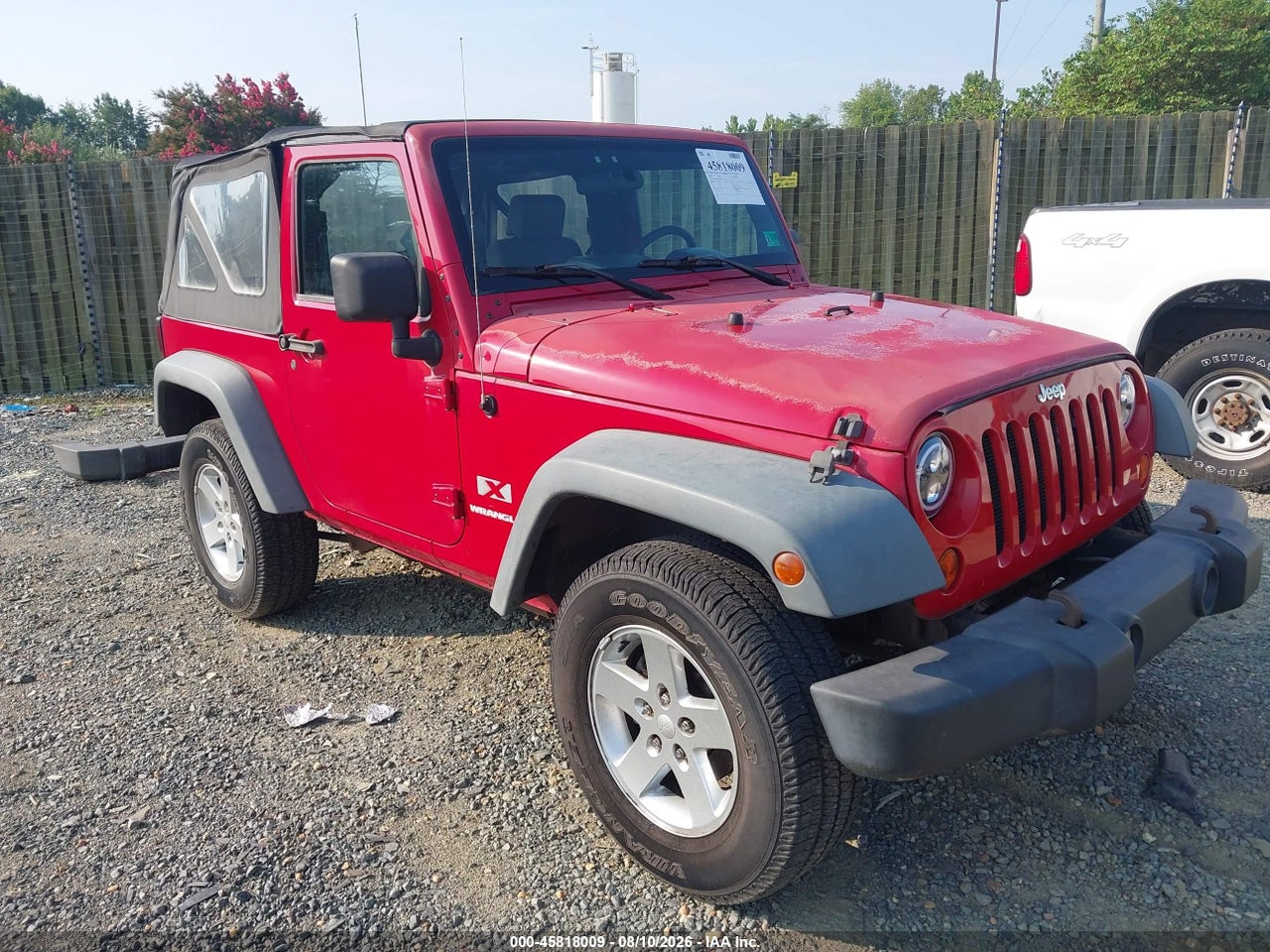1J4FA24178L****** · 2008 JEEP WRANGLER X