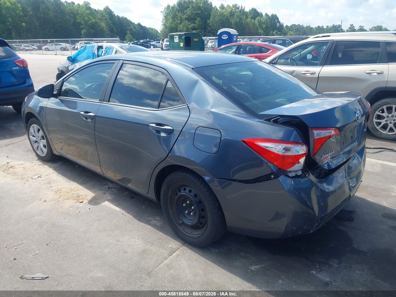 2015 TOYOTA COROLLA LE · 3/11