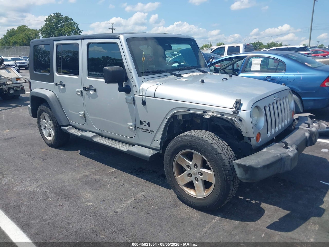 1J4GB39147L****** · 2007 JEEP WRANGLER UNLIMITED X