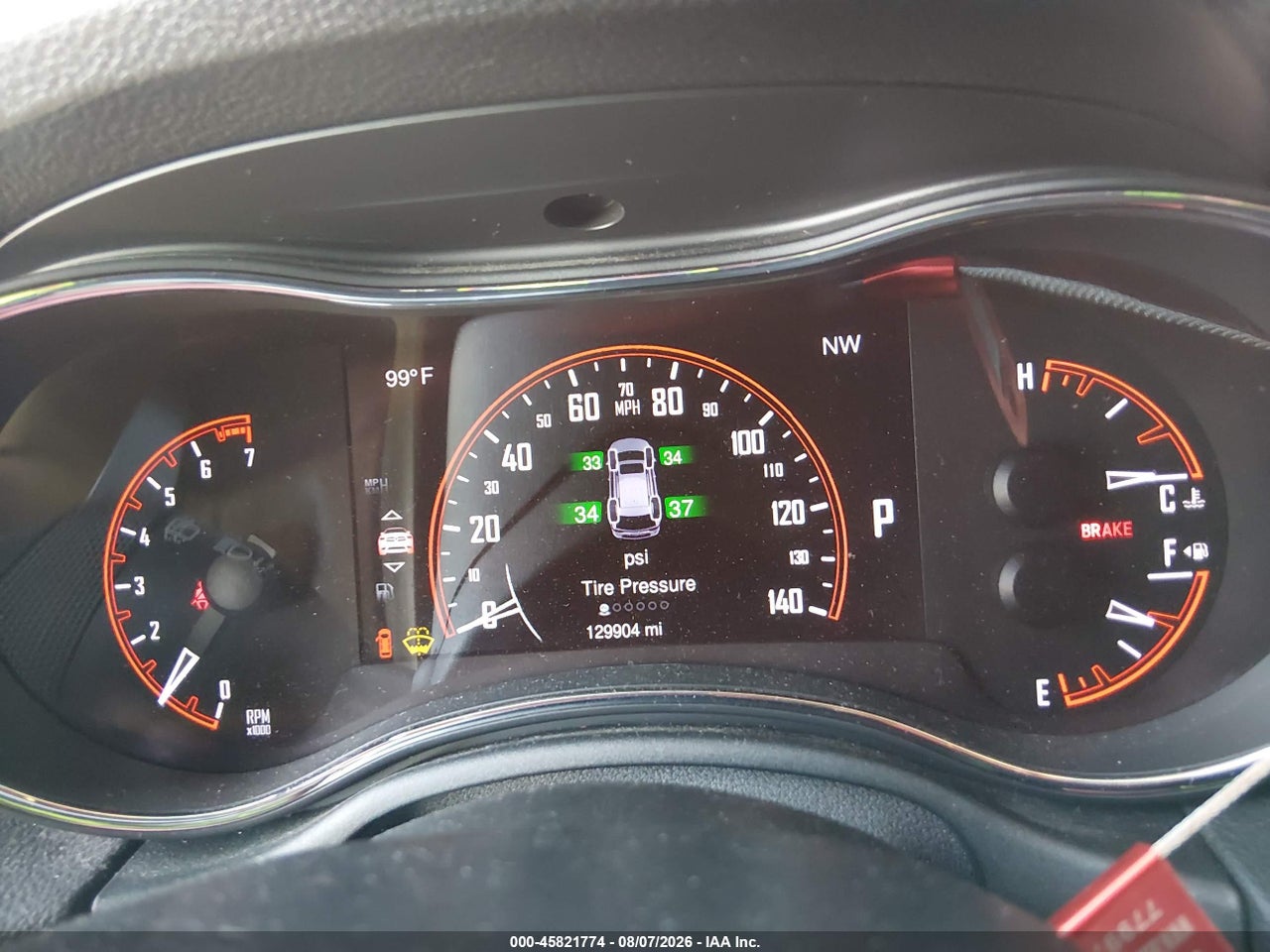 1C4RDHAG1FC****** · 2015 DODGE DURANGO SXT · 7/11