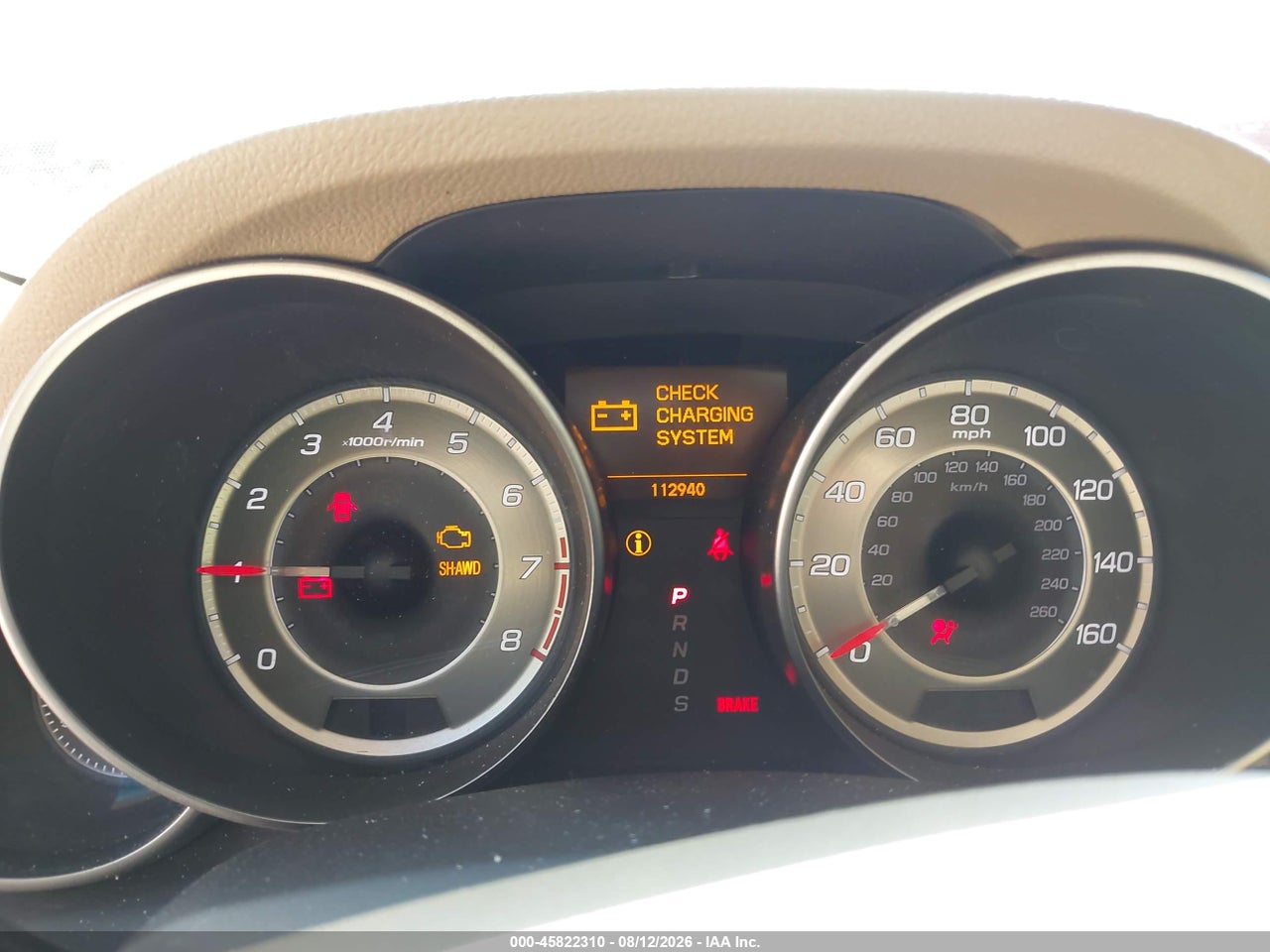 2HNYD2H20CH****** · 2012 ACURA MDX   · 7/11