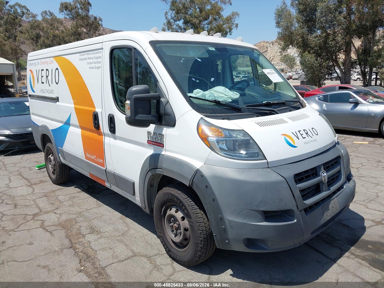 2016 RAM PROMASTER 1500 LOW ROOF