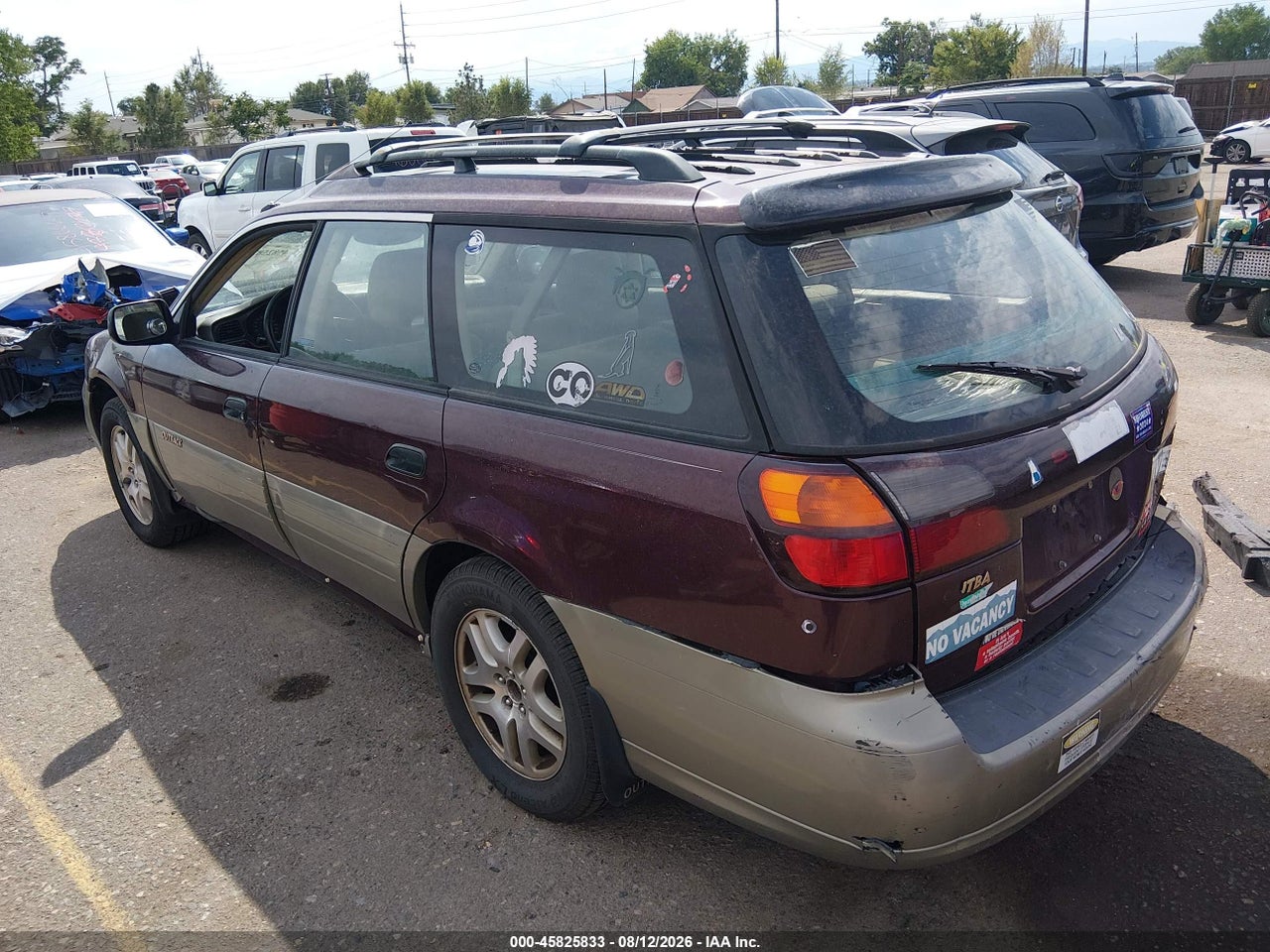 2000 SUBARU OUTBACK · 3/11