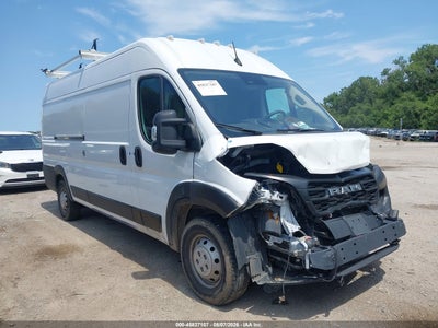 3C6MRVJG0PE****** · 2023 RAM PROMASTER 3500 CARGO VAN HIGH ROOF 159 WB EXT