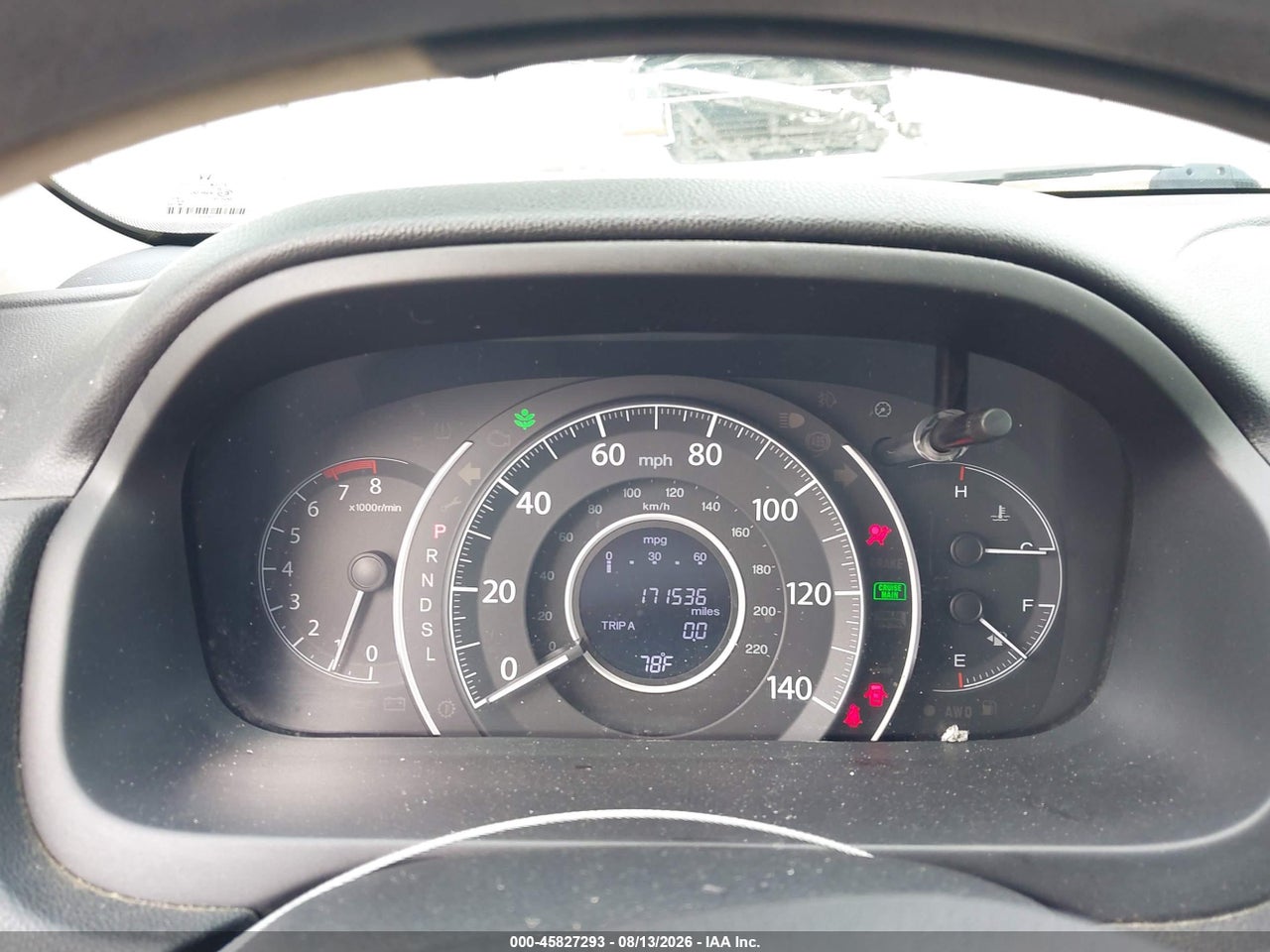 5J6RM4H40GL****** · 2016 HONDA CR-V SE · 7/11