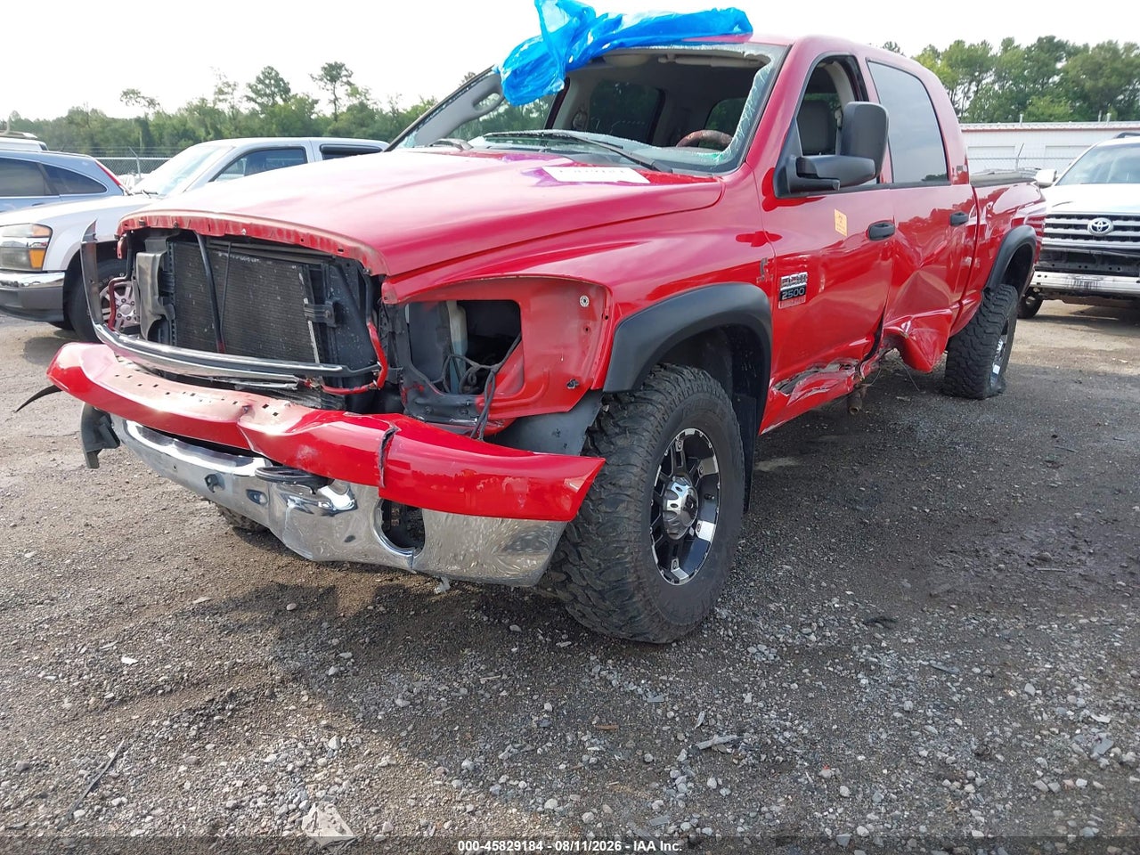 3D7KS29C37G****** · 2007 DODGE RAM 2500 SLT · 6/11