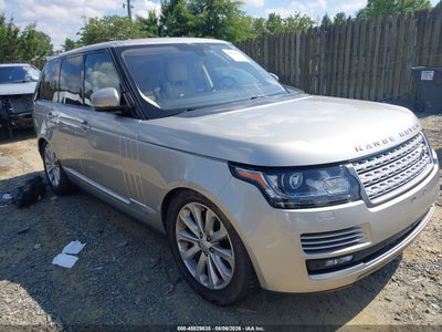 SALGS2PF8GA****** · 2016 LAND ROVER RANGE ROVER 3.0L V6 SUPERCHARGED HSE