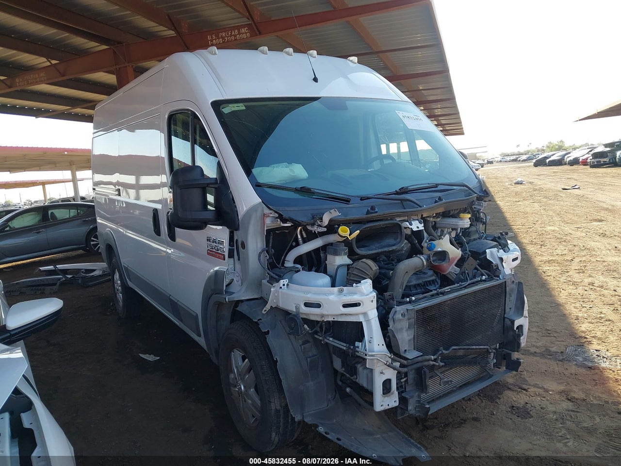 3C6TRVBG8HE****** · 2017 RAM PROMASTER 1500 HIGH ROOF 136 WB