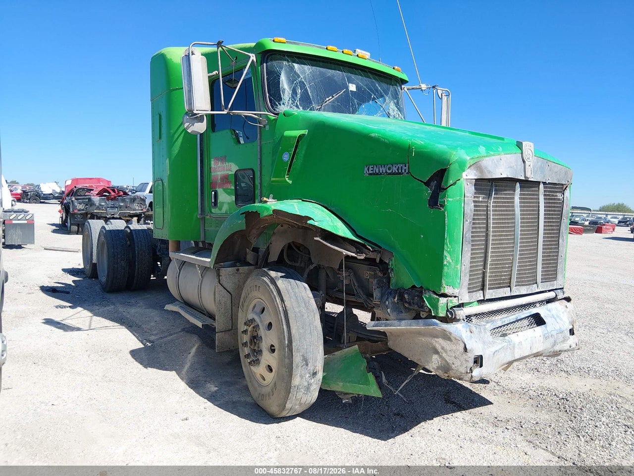 2009 KENWORTH CONSTRUCTION T800