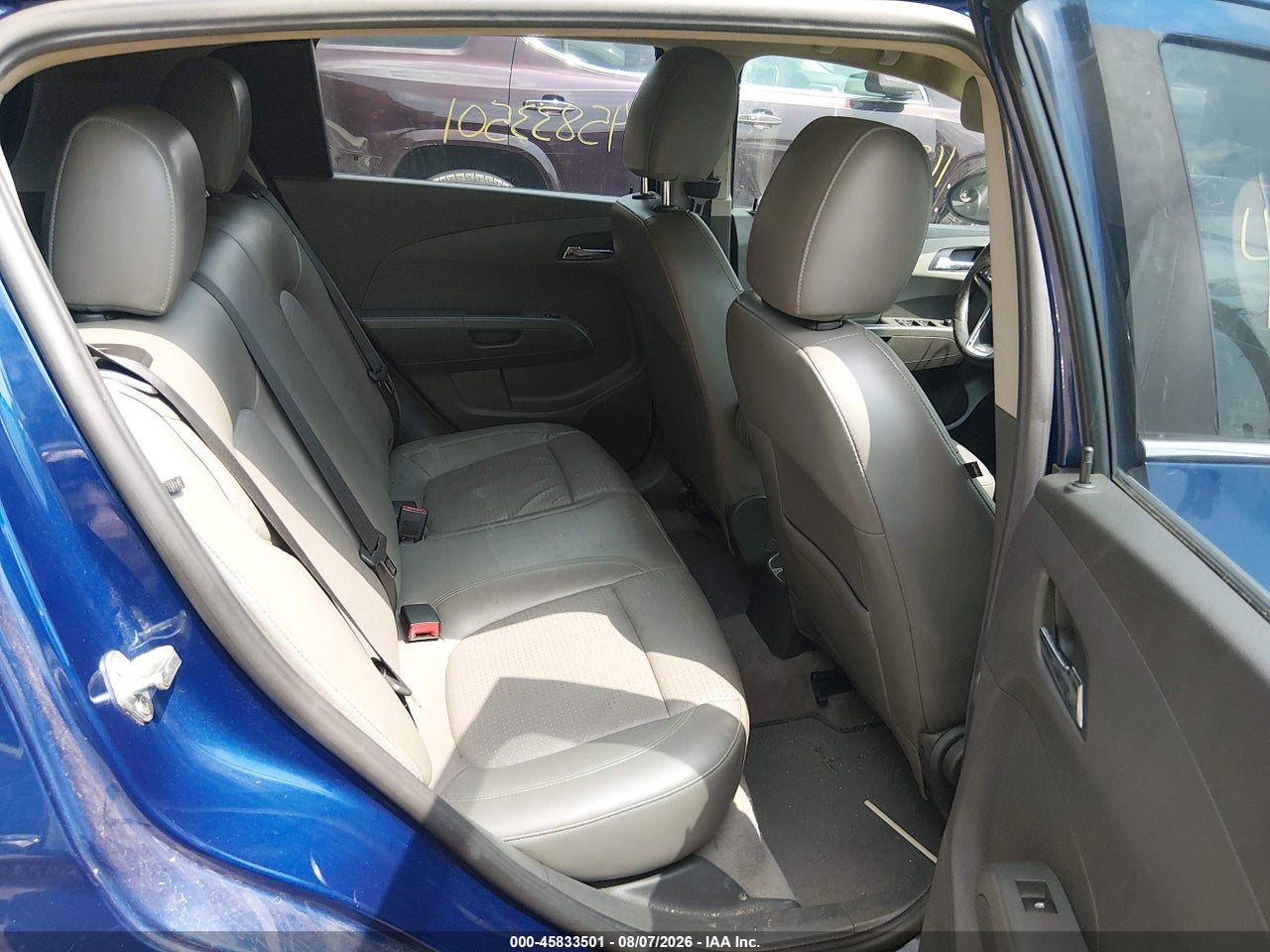 1G1JE6SBXE4****** · 2014 CHEVROLET SONIC LTZ AUTO · 8/11