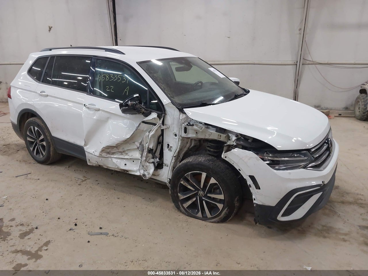 3VV0B7AXXNM****** · 2022 VOLKSWAGEN TIGUAN 2.0T S