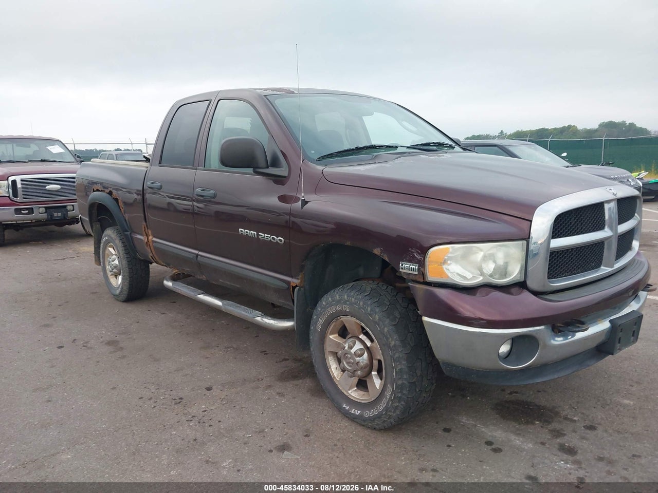 3D7KS28D05G****** · 2005 DODGE RAM 2500 SLT/LARAMIE