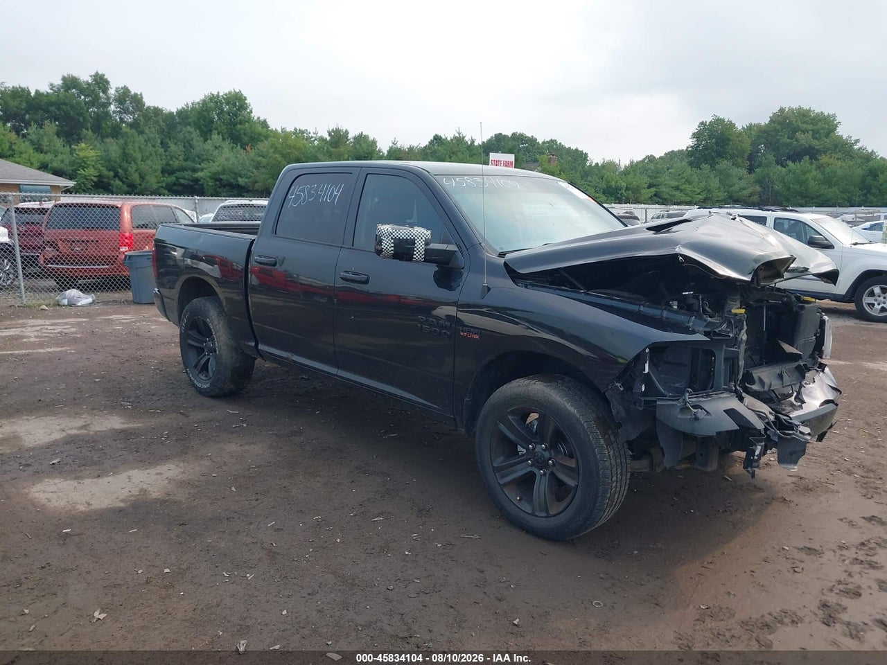 1C6RR7MT9HS****** · 2017 RAM 1500 NIGHT  4X4 5'7 BOX