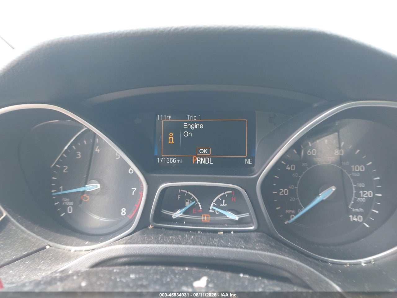 1FADP3K23HL****** · 2017 FORD FOCUS SE · 7/11