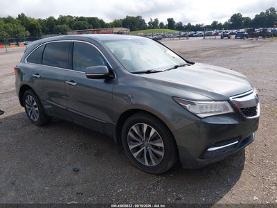 5FRYD4H42GB****** · 2016 ACURA MDX TECHNOLOGY   ACURAWATCH PLUS PACKAGES/TECHNOLOGY PACKAGE