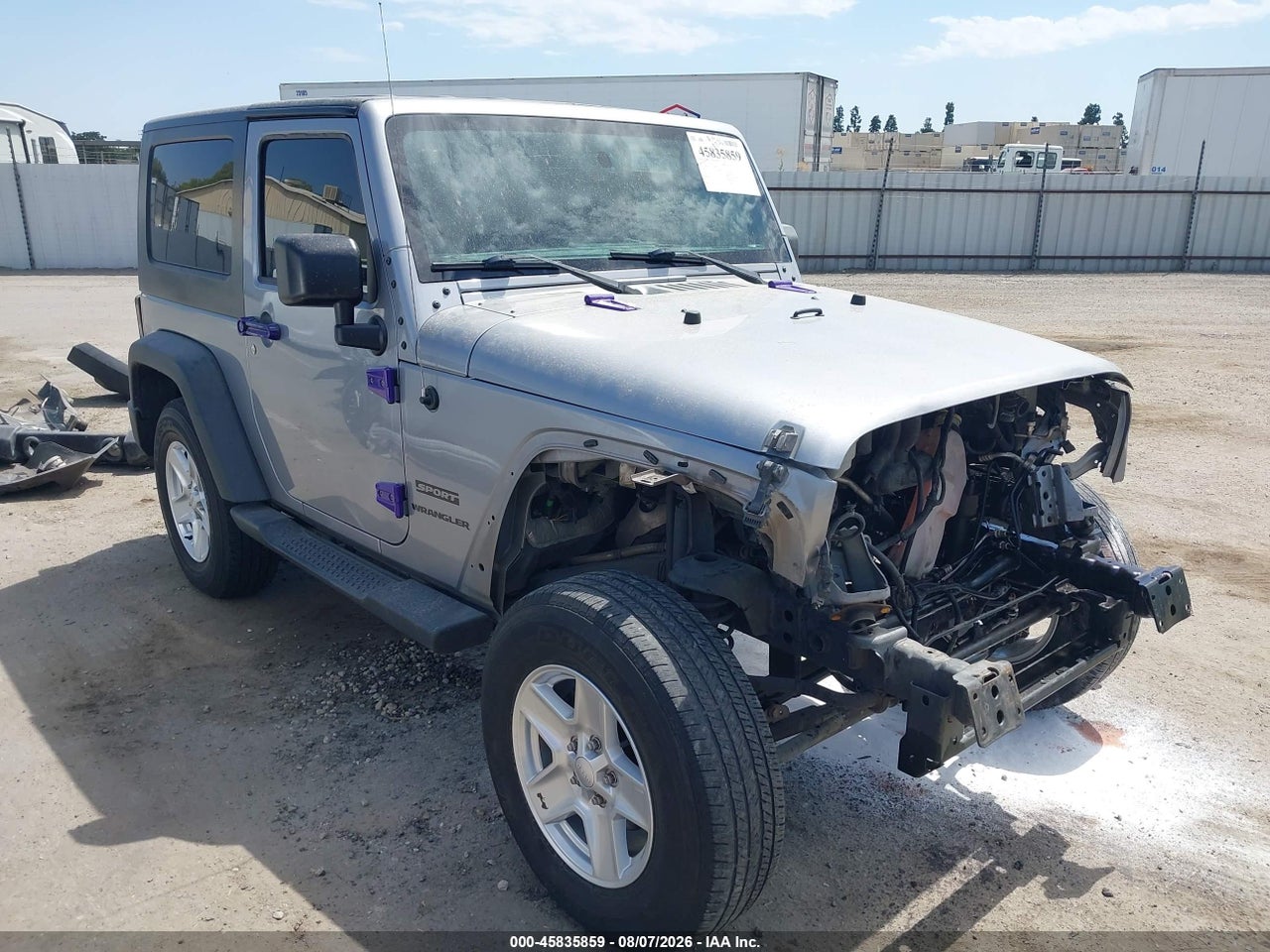 2017 JEEP WRANGLER SPORT