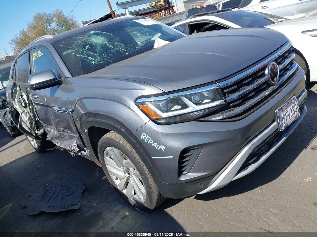 1V2JE2CA0MC****** · 2021 VOLKSWAGEN ATLAS CROSS SPORT 3.6L V6 SE W/TECHNOLOGY