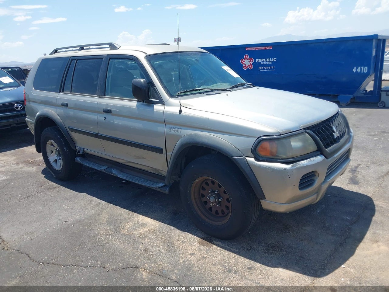 JA4MT21H23J****** · 2003 MITSUBISHI MONTERO SPORT ES/LS