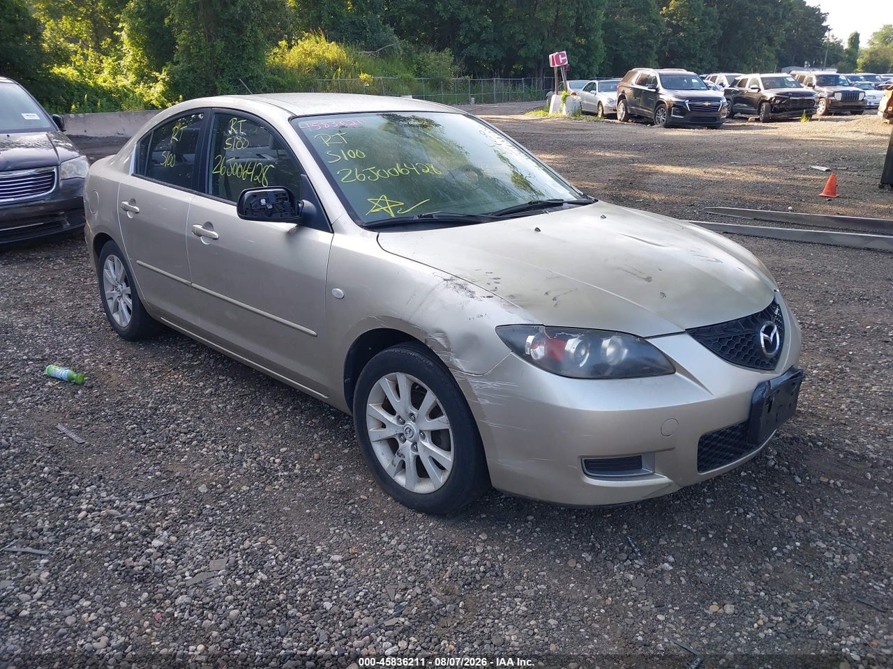 JM1BK32F981****** · 2008 MAZDA MAZDA3 I