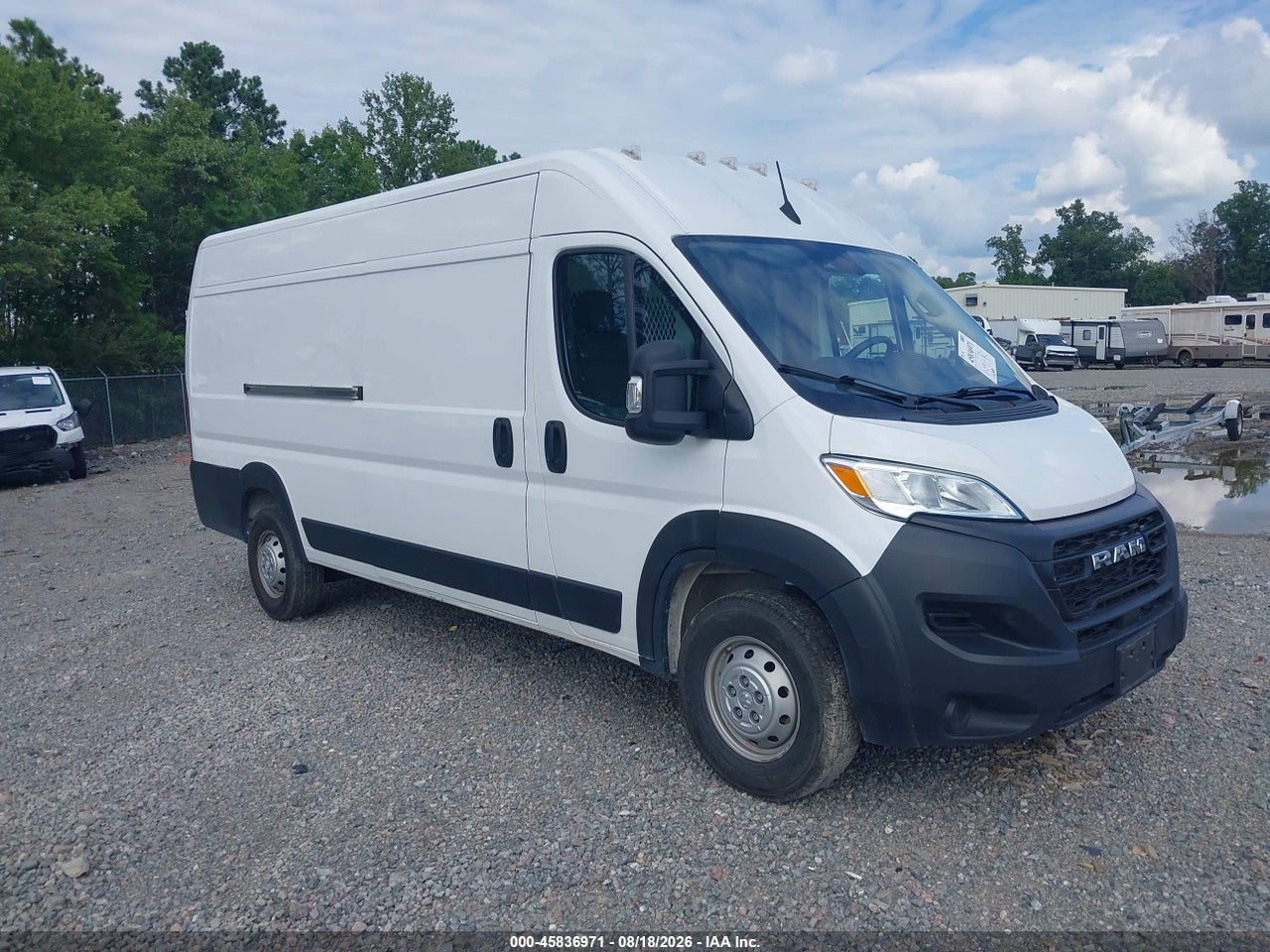 3C6MRVJG9PE****** · 2023 RAM PROMASTER 3500 CARGO VAN HIGH ROOF 159 WB EXT