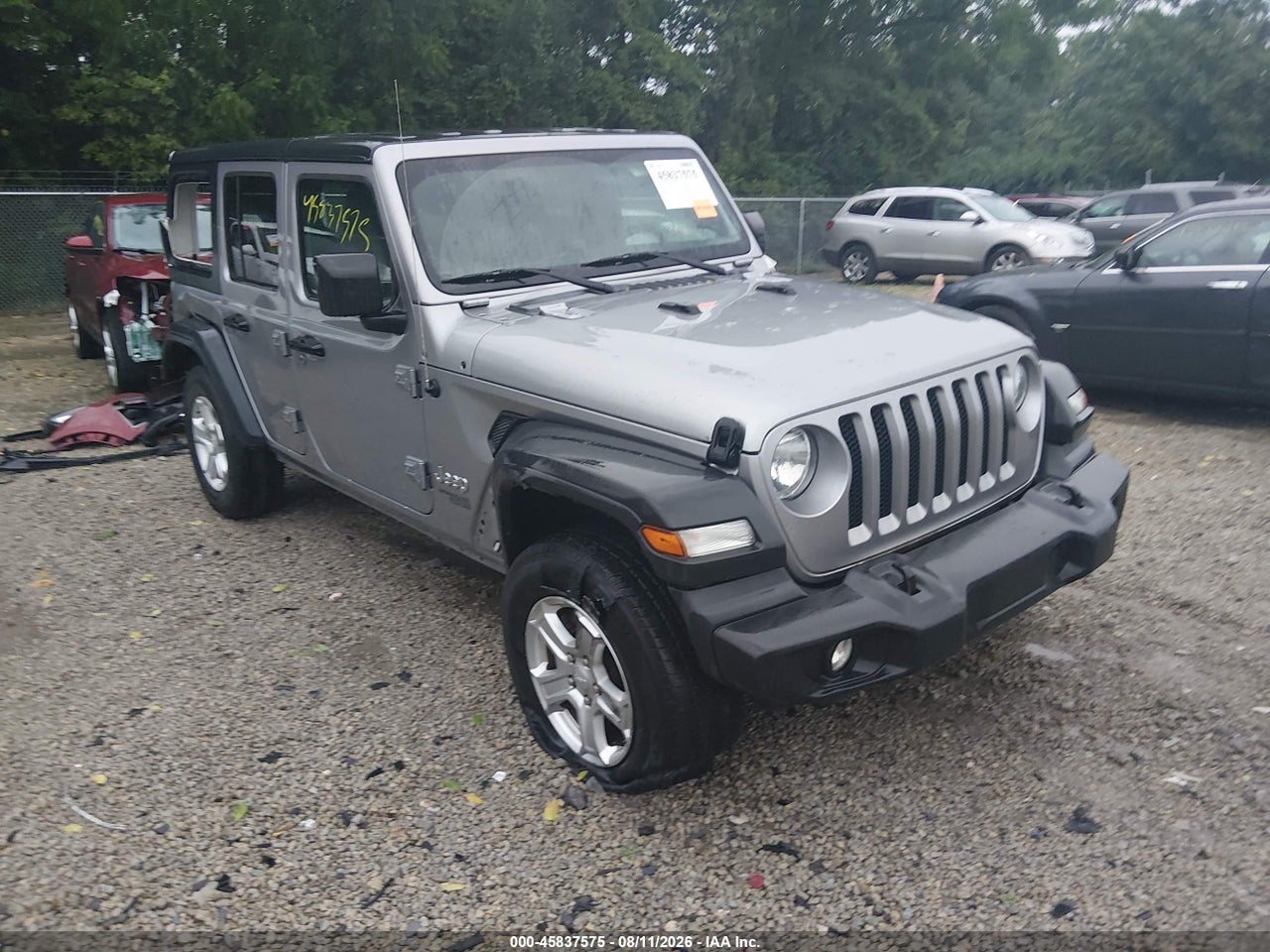 1C4HJXDN5KW****** · 2019 JEEP WRANGLER UNLIMITED SPORT S 4X4