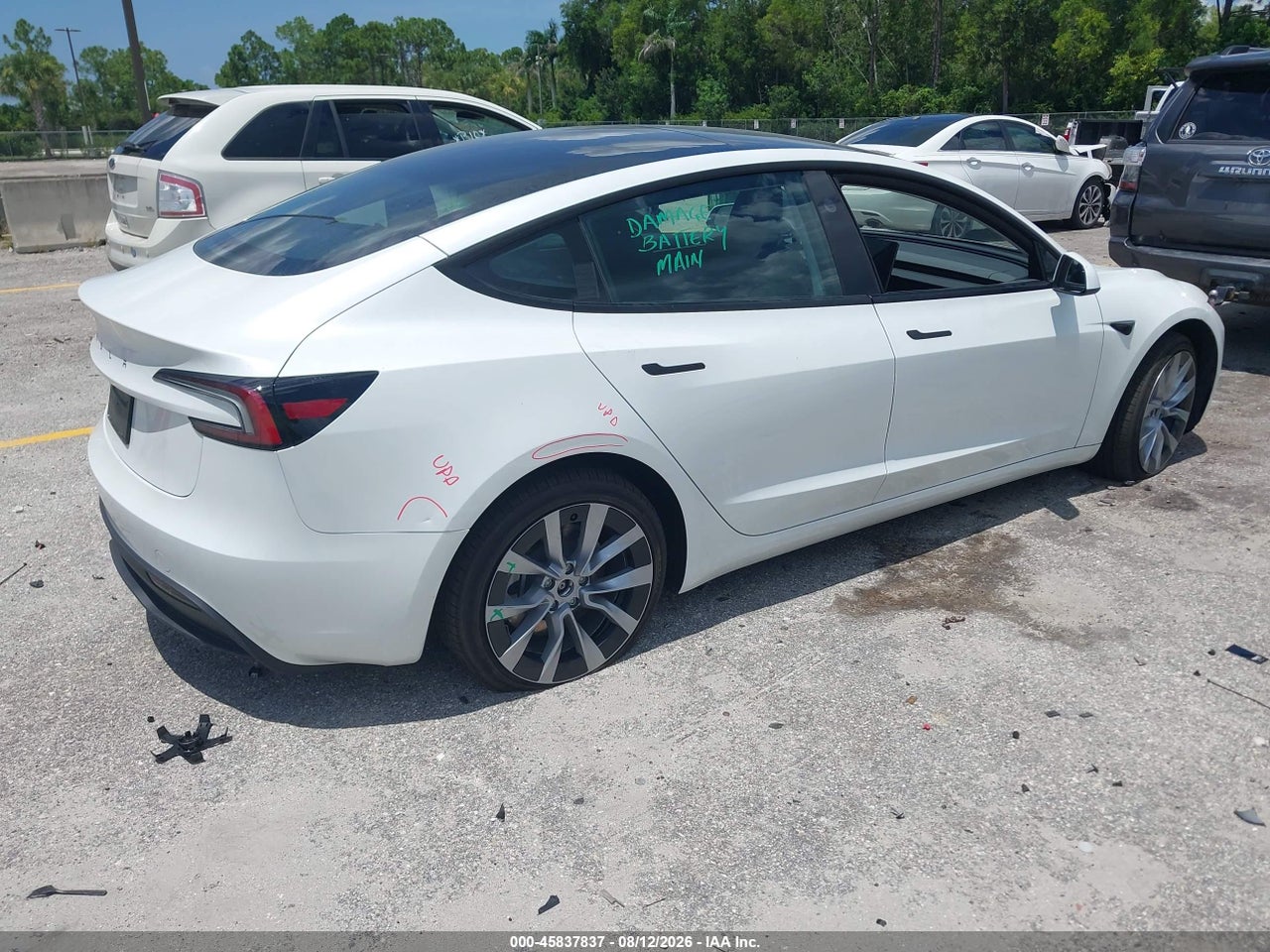 2025 TESLA MODEL 3 LONG RANGE REAR-WHEEL DRIVE/STANDARD REAR-WHEEL DRIVE · 4/9