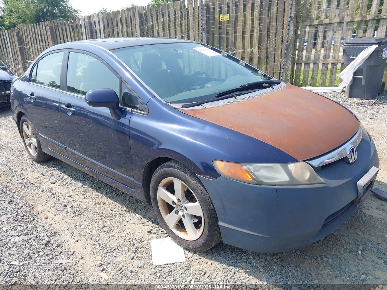 1HGFA16837L****** · 2007 HONDA CIVIC EX