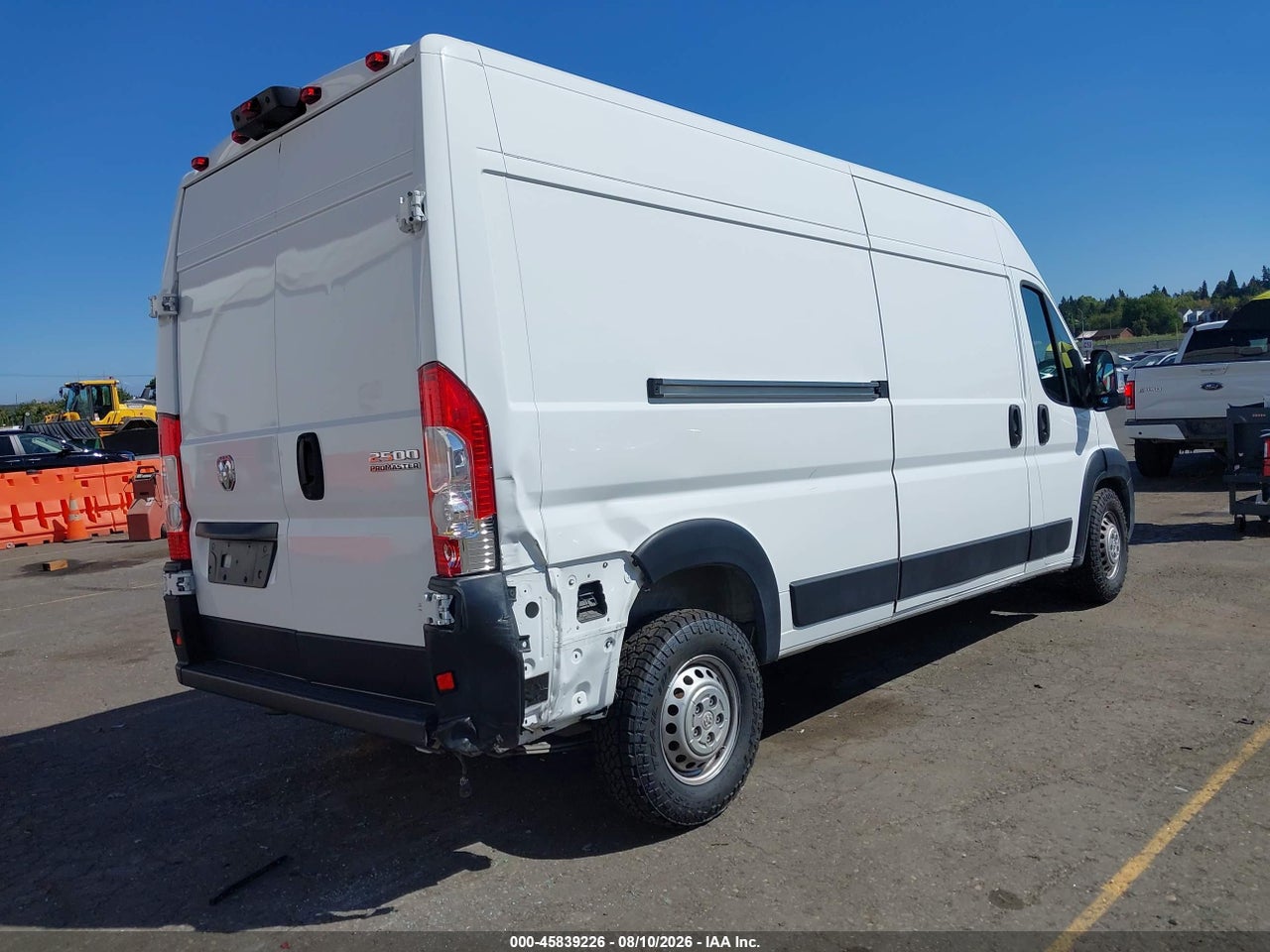 2025 RAM PROMASTER 2500 TRADESMAN HIGH ROOF 159 WB W/PASS SEAT · 4/11