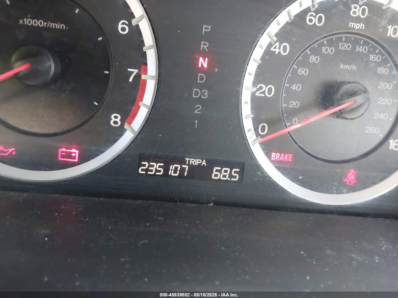 1HGCP36879A****** · 2009 HONDA ACCORD 3.5 EX-L · 7/11