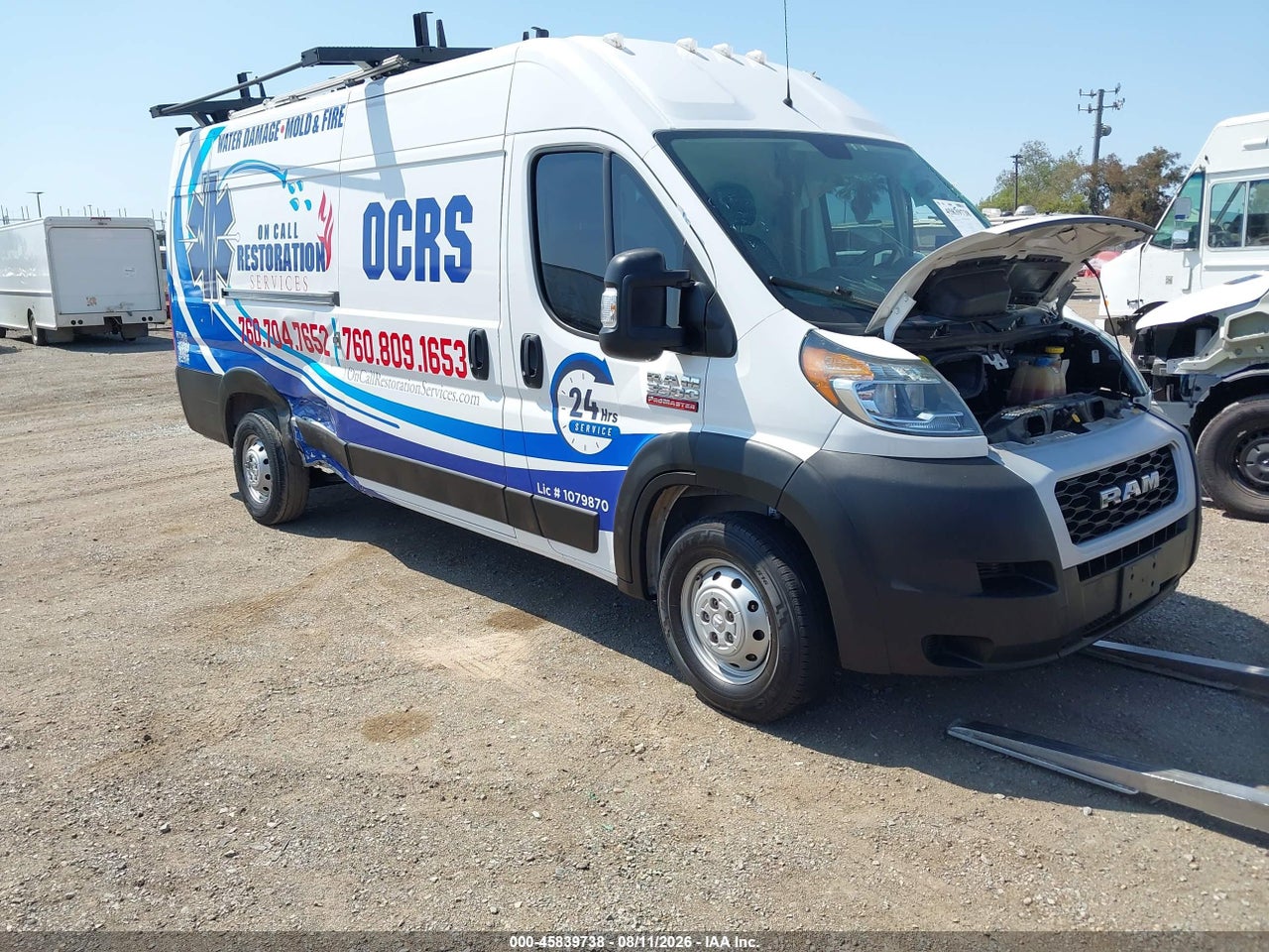 3C6MRVJG4ME****** · 2021 RAM PROMASTER 3500 CARGO VAN HIGH ROOF 159 WB EXT