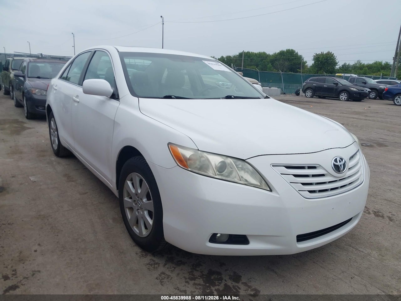 4T1BK46K27U****** · 2007 TOYOTA CAMRY XLE V6