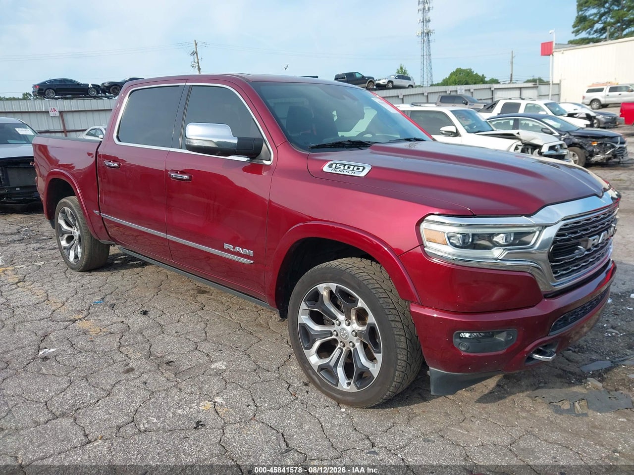 1C6SRFHTXLN****** · 2020 RAM 1500 LIMITED  4X4 5'7 BOX
