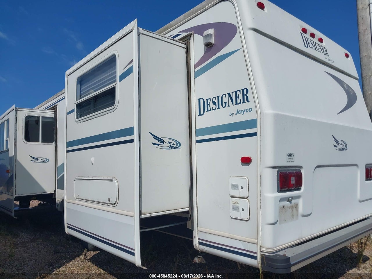 1UJBJ02R7Y1****** · 2000 JAYCO DESIGNER · 3/11