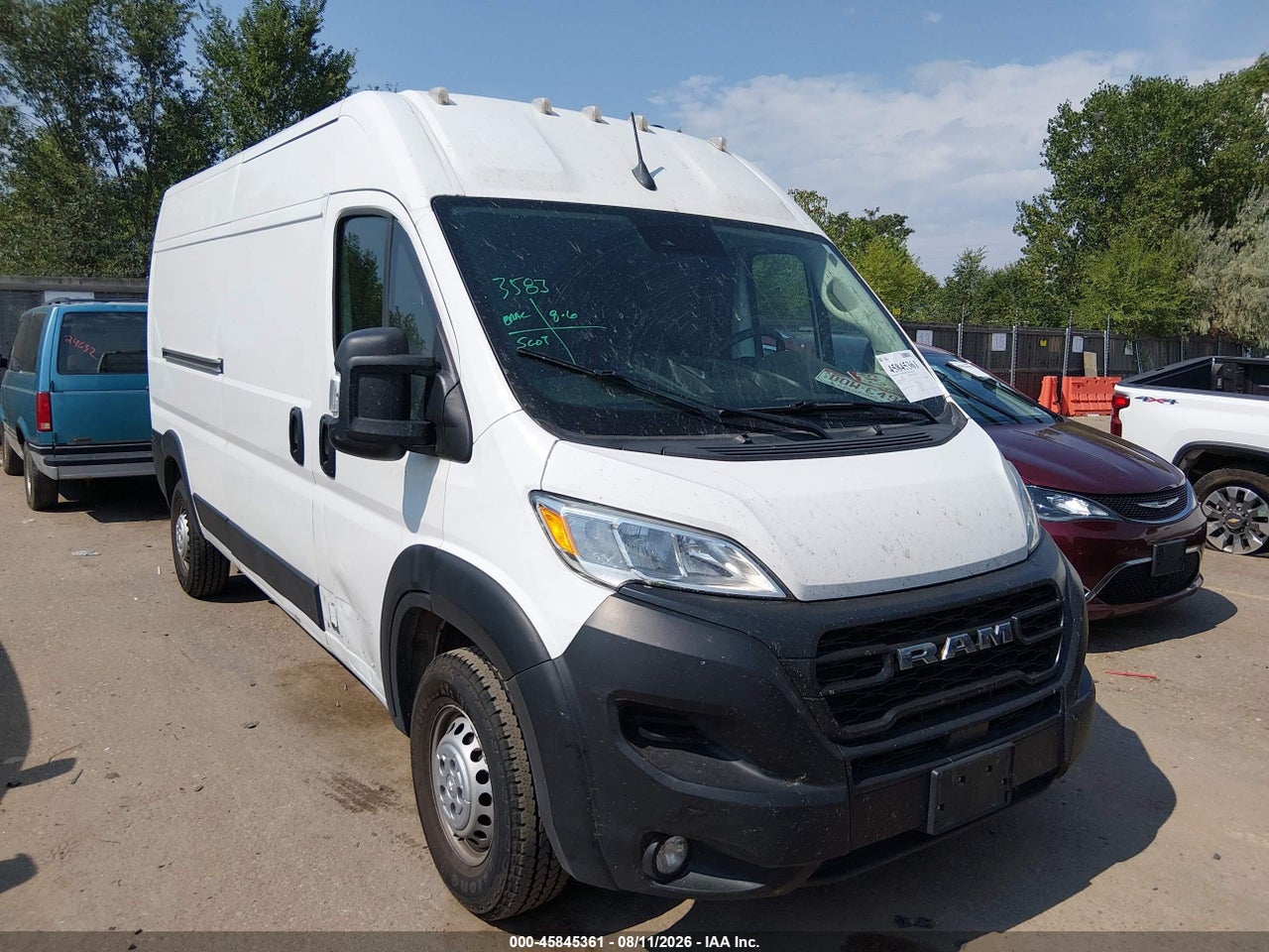 3C6LRVDG9SE****** · 2025 RAM PROMASTER 2500 TRADESMAN HIGH ROOF 159 WB W/PASS SEAT